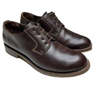 Sendra Brown Leather Derby Shoes